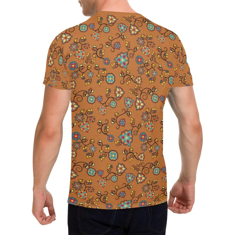 Fire Bloom Light All Over Print T-Shirt for Men (USA Size) (Model T40) All Over Print T-Shirt for Men (T40) e-joyer 
