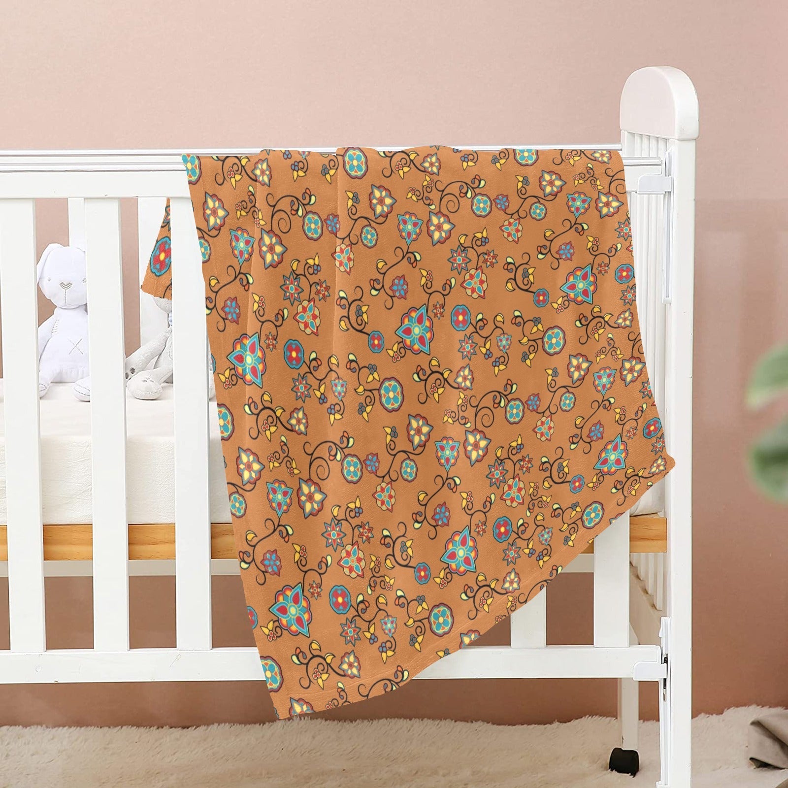 Fire Bloom Light Baby Blanket 30"x40" Baby Blanket 30"x40" e-joyer 