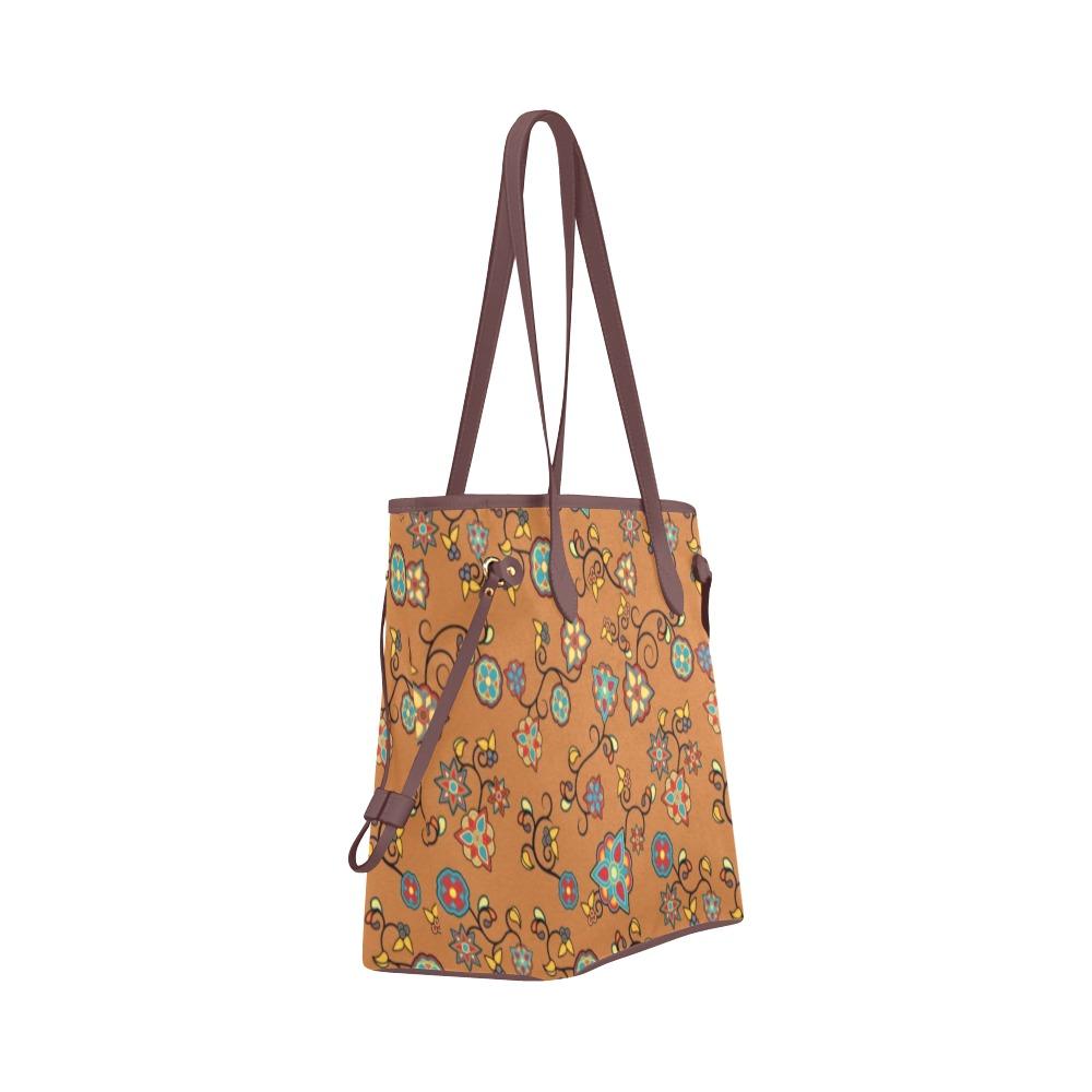 Fire Bloom Light Clover Canvas Tote Bag (Model 1661) Clover Canvas Tote Bag (1661) e-joyer 