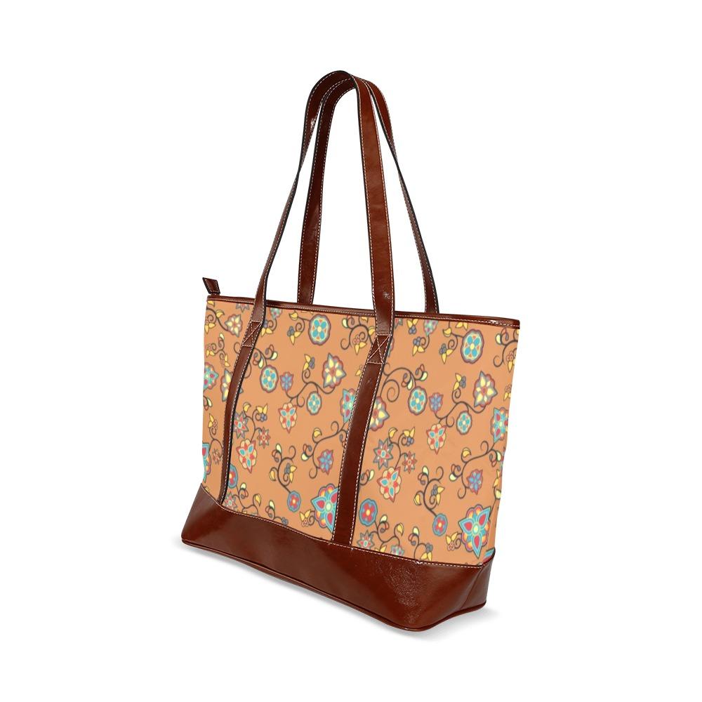 Fire Bloom Light Tote Handbag (Model 1642) Tote Handbags (1642) e-joyer 