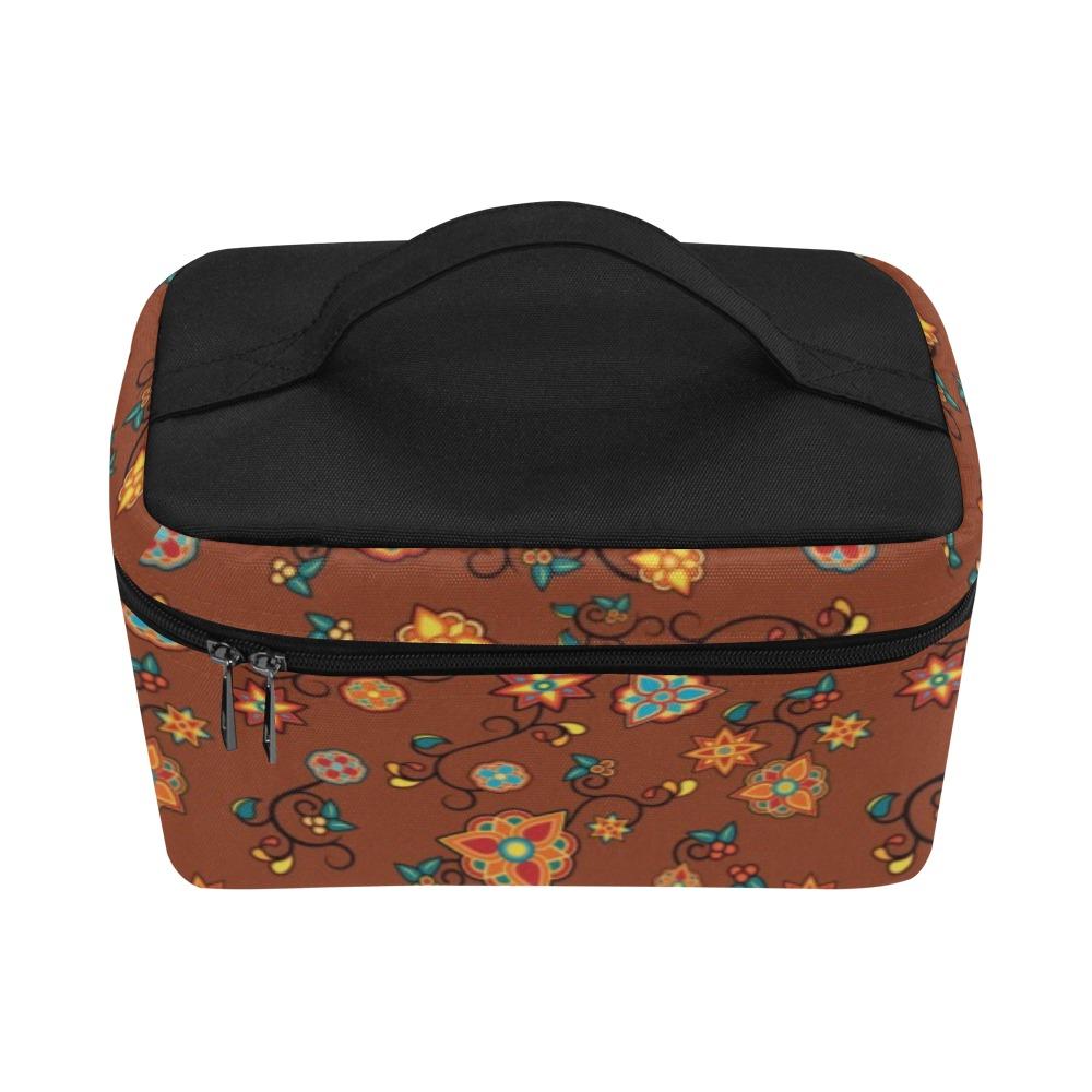 Fire Bloom Shade Cosmetic Bag/Large (Model 1658) bag e-joyer 