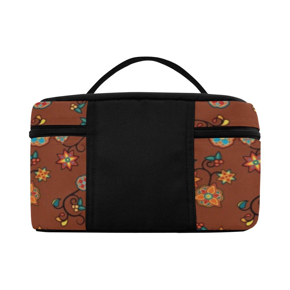 Fire Bloom Shade Cosmetic Bag/Large (Model 1658) bag e-joyer 