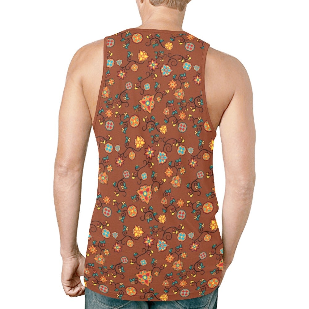 Fire Bloom Shade New All Over Print Tank Top for Men (Model T46) New All Over Print Tank Top for Men (T46) e-joyer 