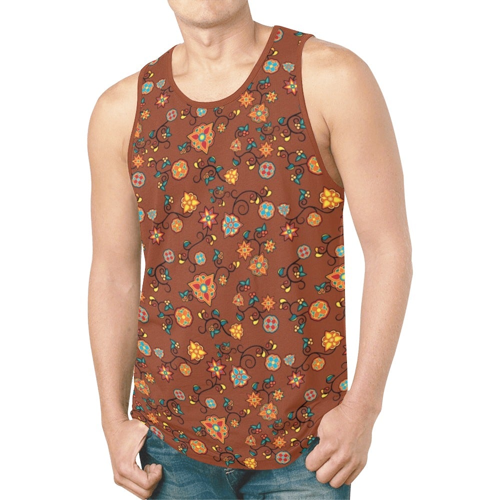 Fire Bloom Shade New All Over Print Tank Top for Men (Model T46) New All Over Print Tank Top for Men (T46) e-joyer 