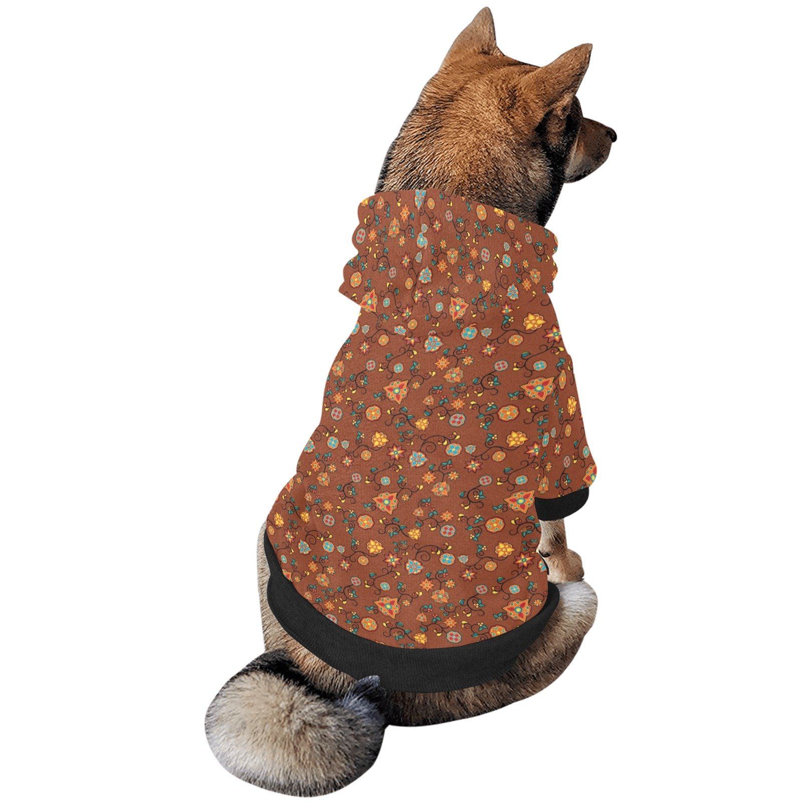 Fire Bloom Shade Pet Dog Hoodie Pet Dog Hoodie e-joyer 