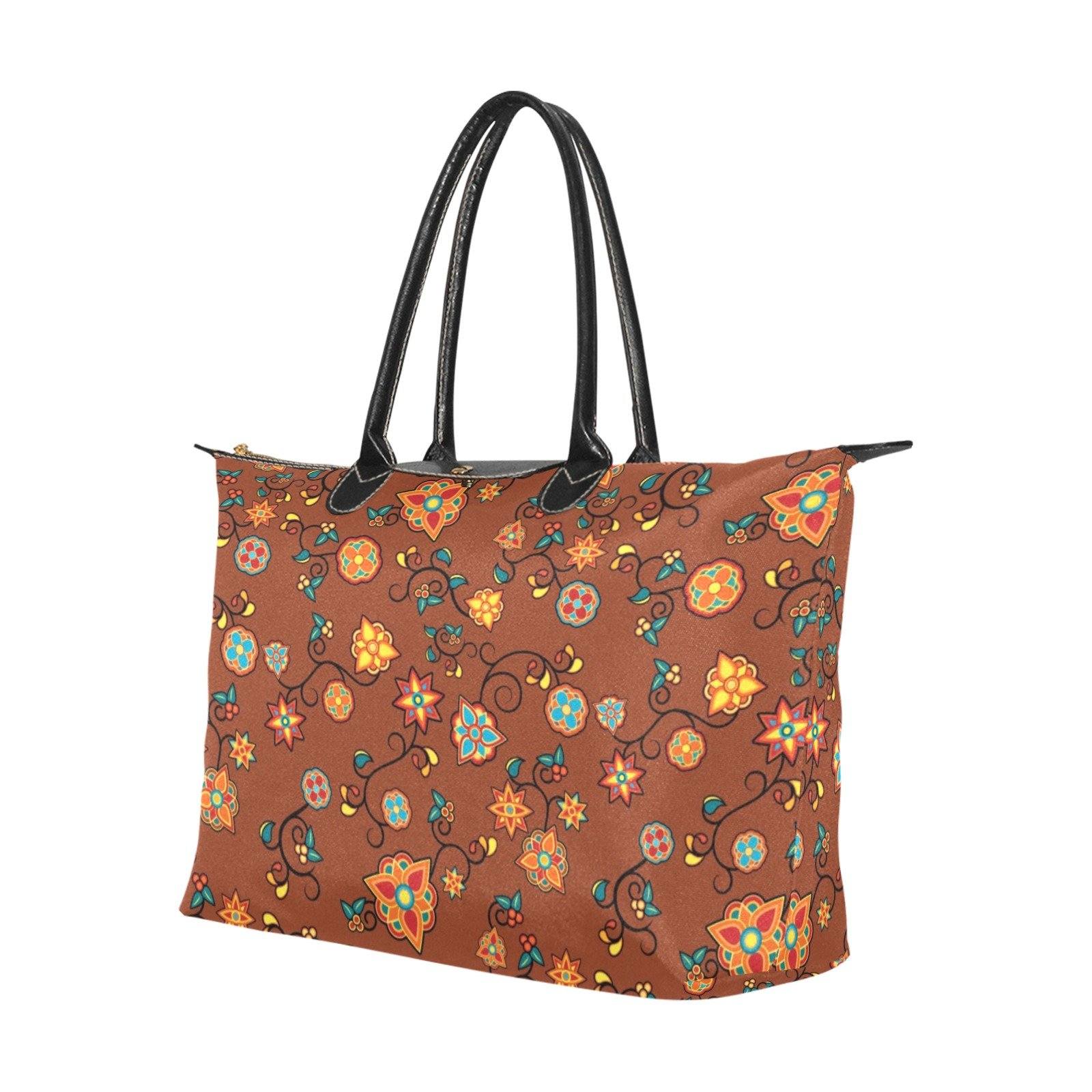 Fire Bloom Shade Single-Shoulder Lady Handbag (Model 1714) bag e-joyer 