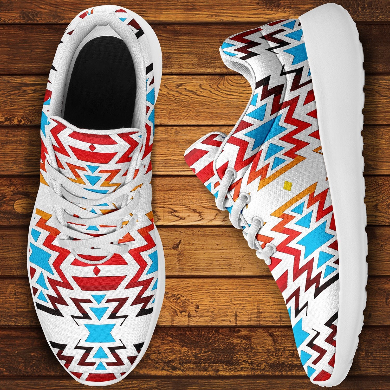 Fire Colors and Sky Ikkaayi Sport Sneakers 49 Dzine 