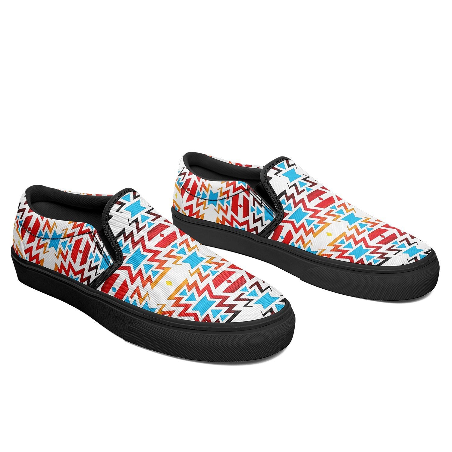 Fire Colors and Sky Otoyimm Canvas Slip On Shoes 49 Dzine 