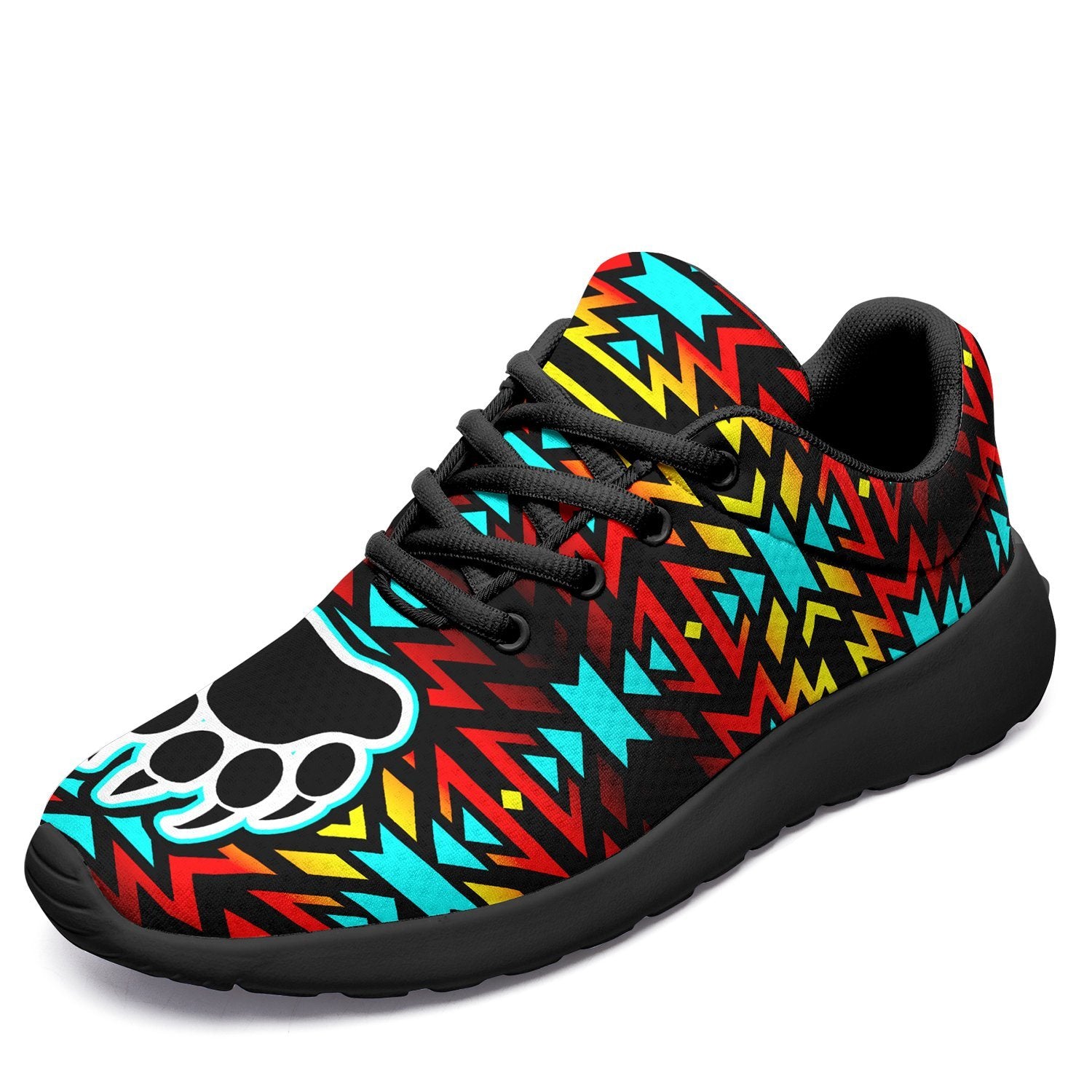 Fire Colors and Turquoise Bearpaw Ikkaayi Sport Sneakers 49 Dzine US Women 4.5 / US Youth 3.5 / EUR 35 Black Sole 