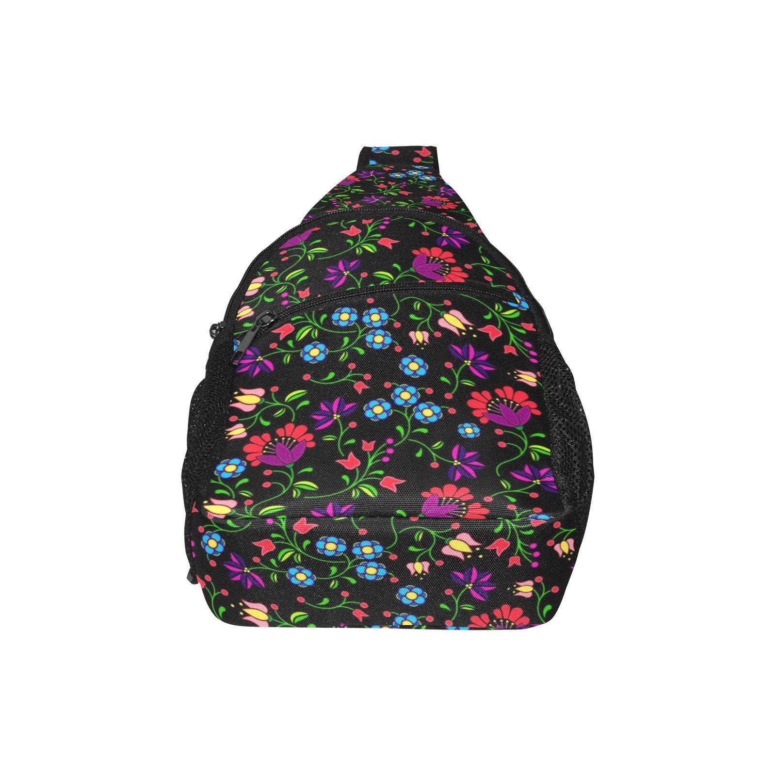 Fleur Indigine All Over Print Chest Bag (Model 1719) All Over Print Chest Bag (1719) e-joyer 