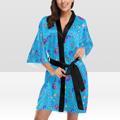 Fleur Indigine Ciel Kimono Robe Artsadd 