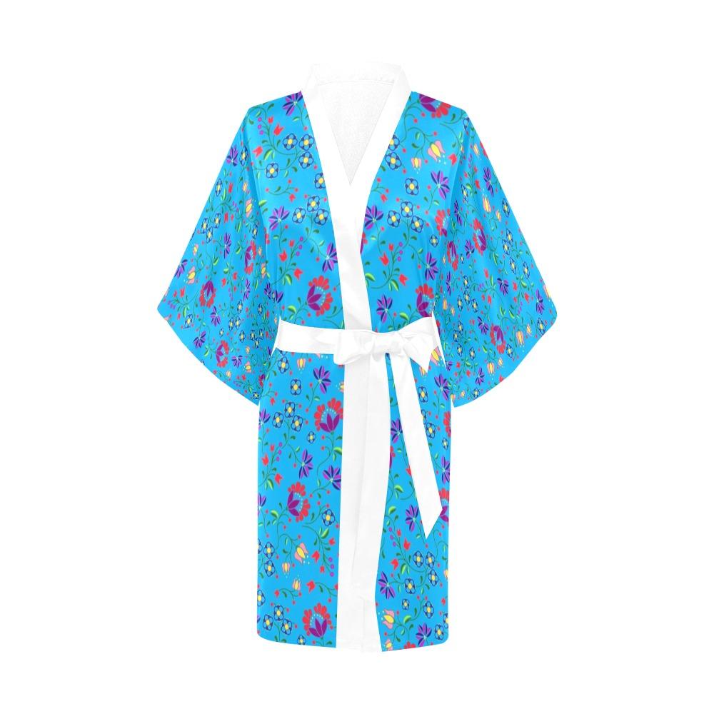 Fleur Indigine Ciel Kimono Robe Artsadd 