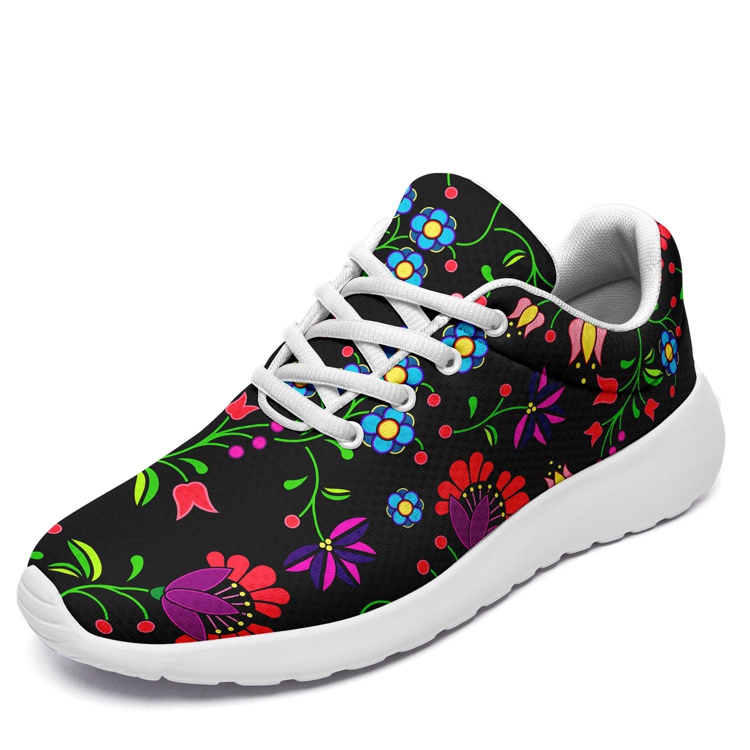 Fleur Indigine Ikkaayi Sport Sneakers ikkaayi Herman US Women 4.5 / US Youth 3.5 / EUR 35 White Sole 