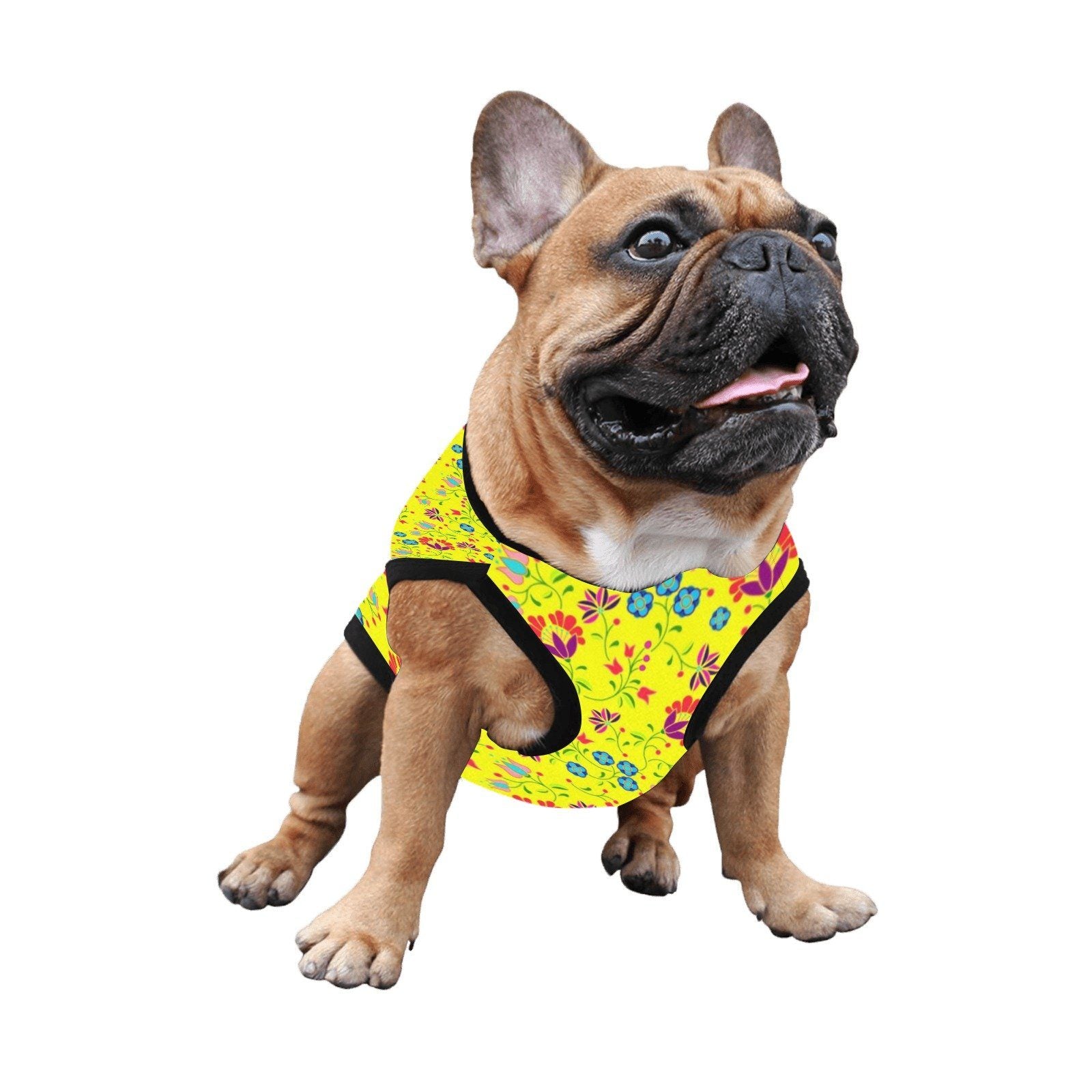 Fleur Indigine Mais All Over Print Pet Tank Top Pet Tank Top e-joyer 