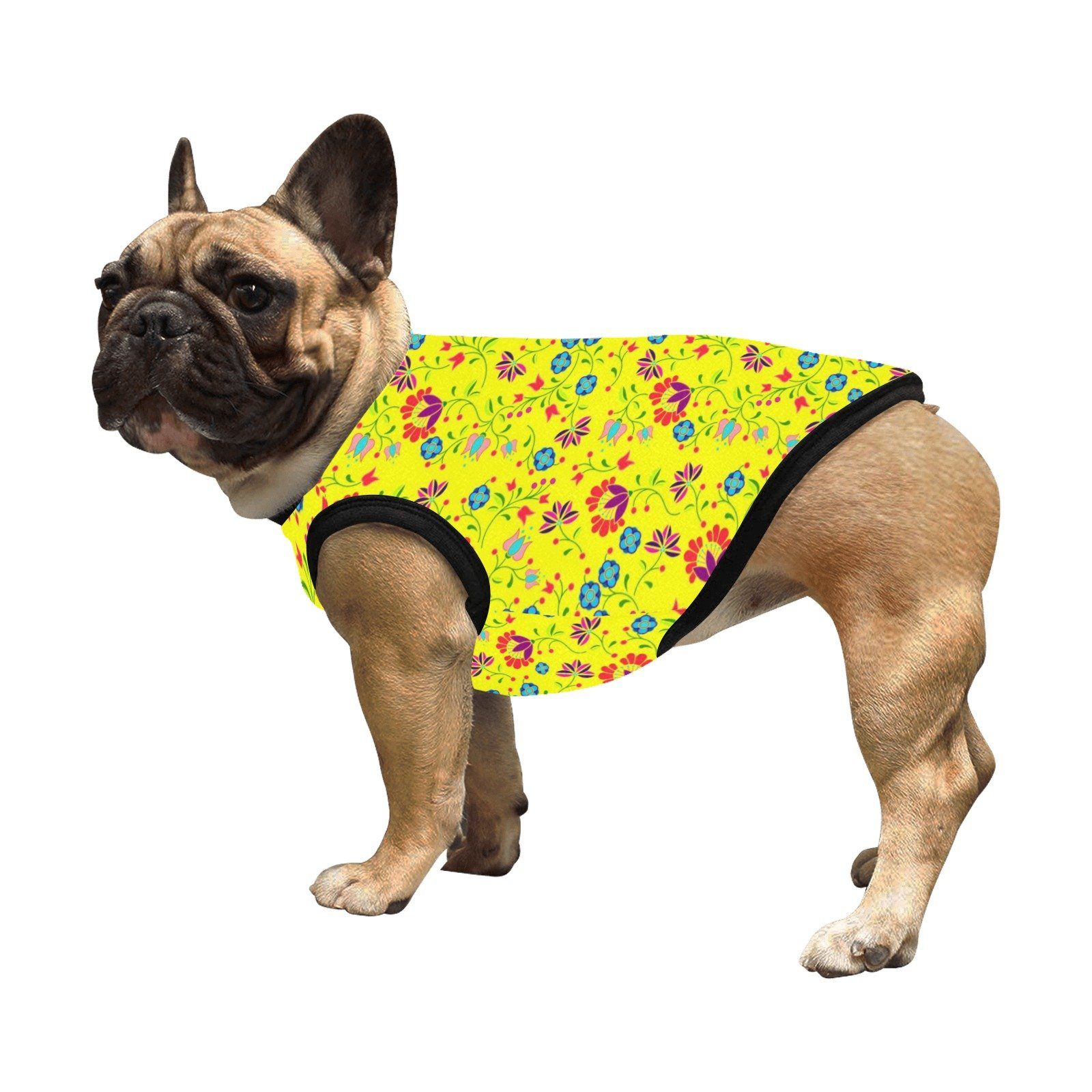 Fleur Indigine Mais All Over Print Pet Tank Top Pet Tank Top e-joyer 