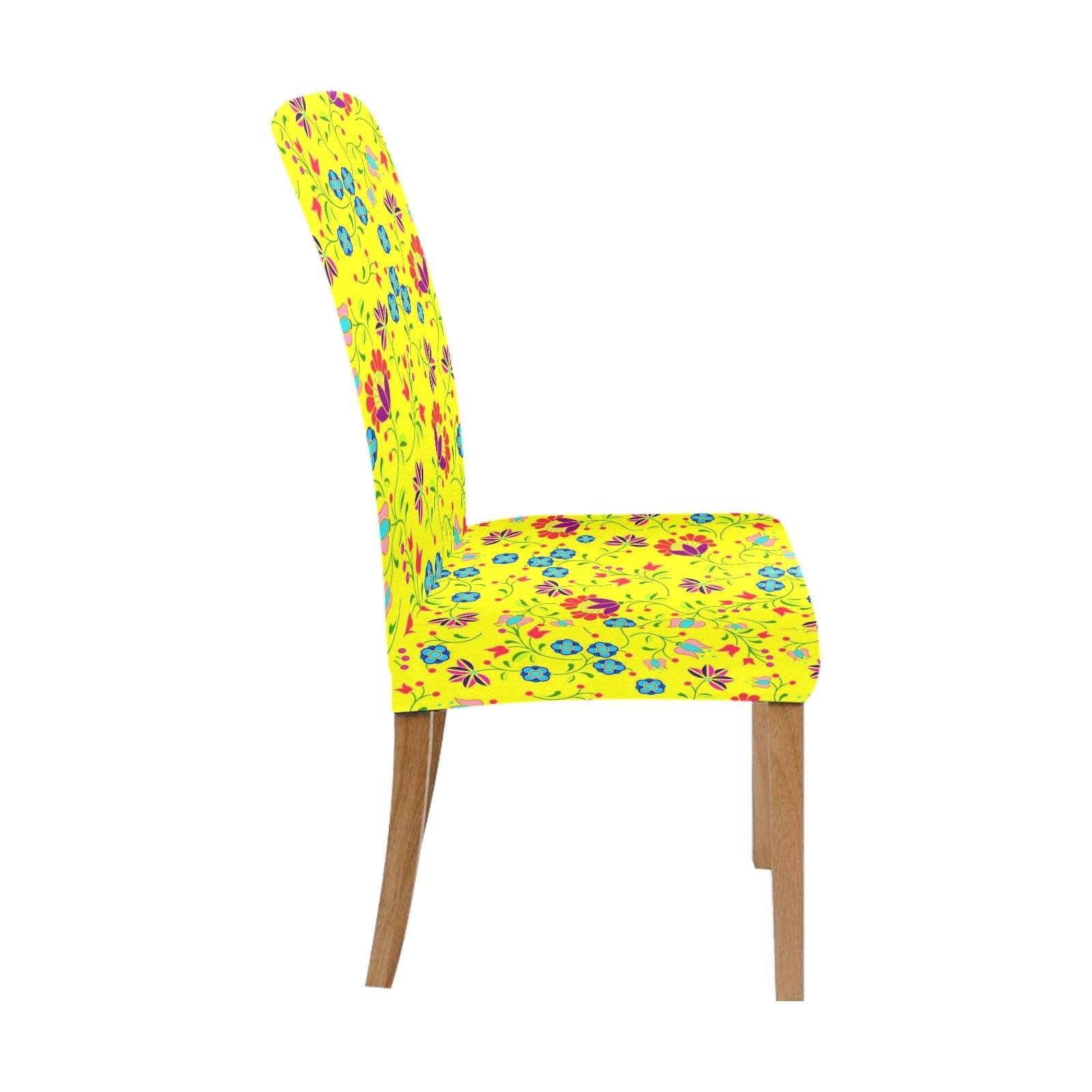 Fleur Indigine Mais Chair Cover (Pack of 4) Chair Cover (Pack of 4) e-joyer 