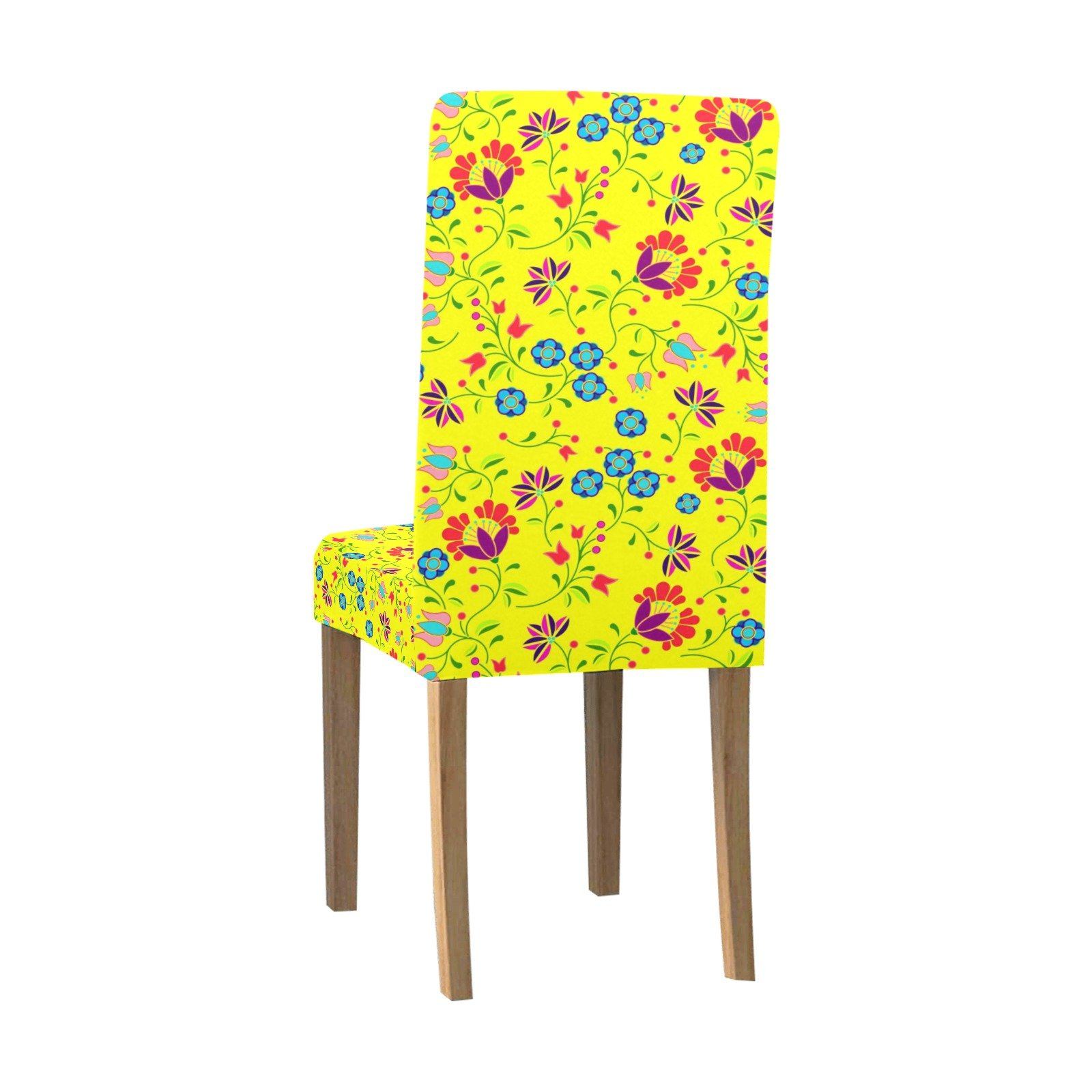 Fleur Indigine Mais Chair Cover (Pack of 6) Chair Cover (Pack of 6) e-joyer 