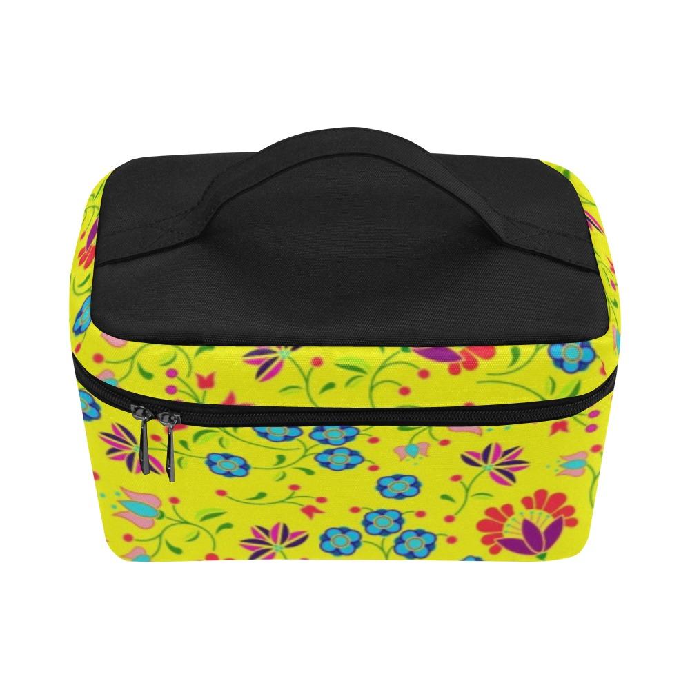 Fleur Indigine Mais Cosmetic Bag/Large (Model 1658) bag e-joyer 