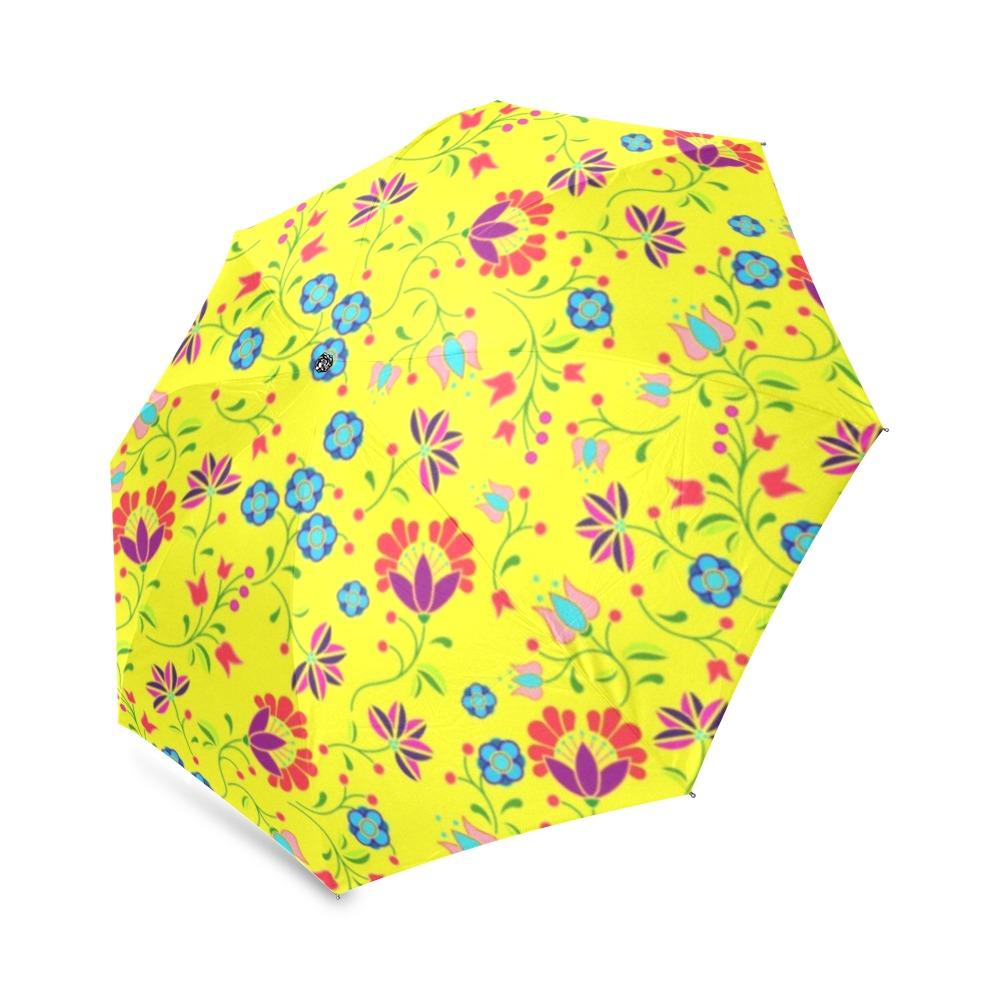 Fleur Indigine Mais Foldable Umbrella (Model U01) Foldable Umbrella e-joyer 