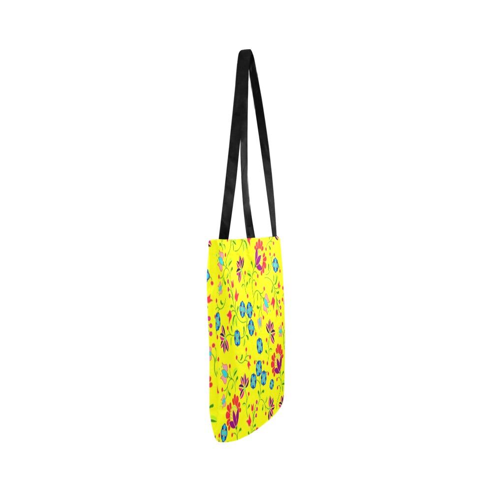 Fleur Indigine Mais Reusable Shopping Bag Model 1660 (Two sides) Shopping Tote Bag (1660) e-joyer 