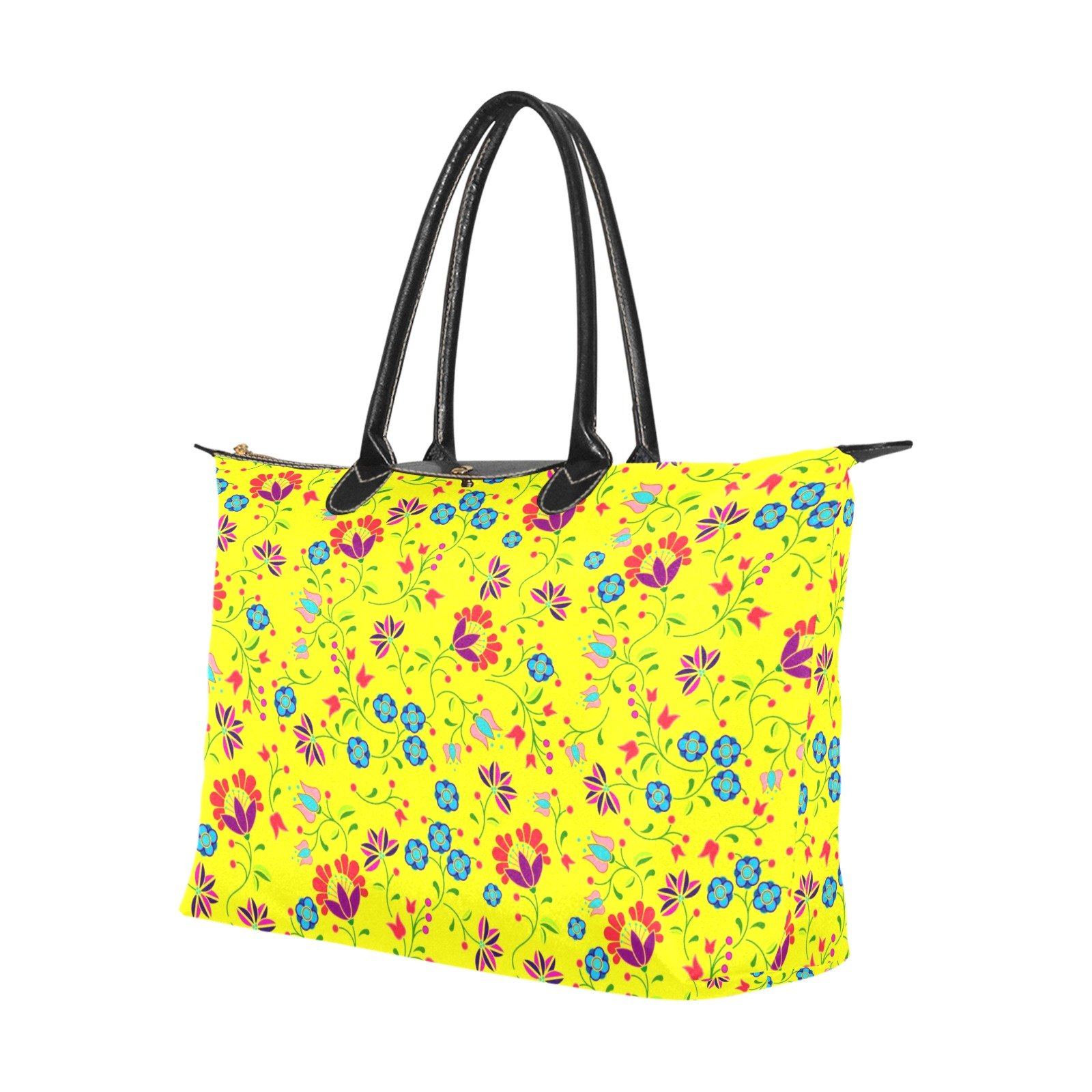 Fleur Indigine Mais Single-Shoulder Lady Handbag (Model 1714) bag e-joyer 