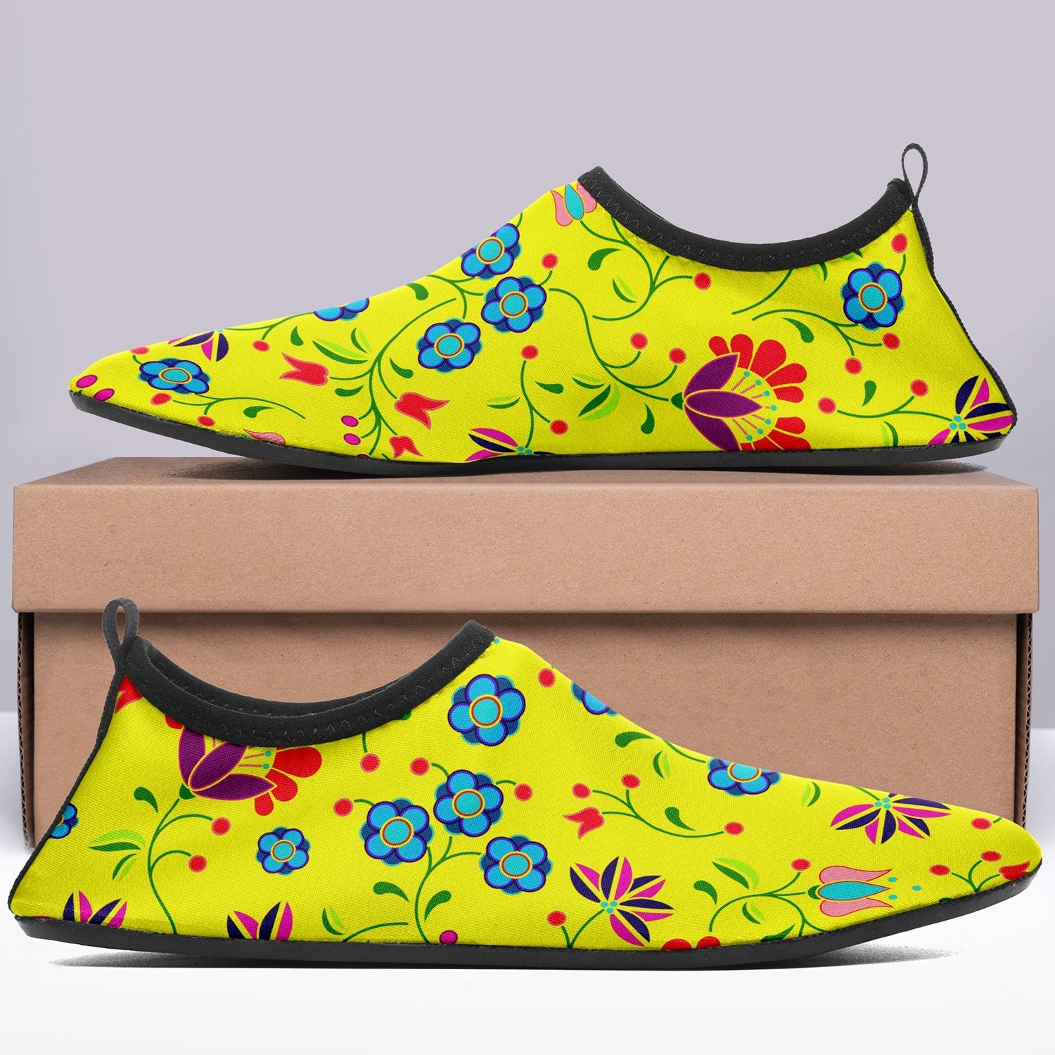 Fleur Indigine Mais Sockamoccs Kid's Slip On Shoes Herman 