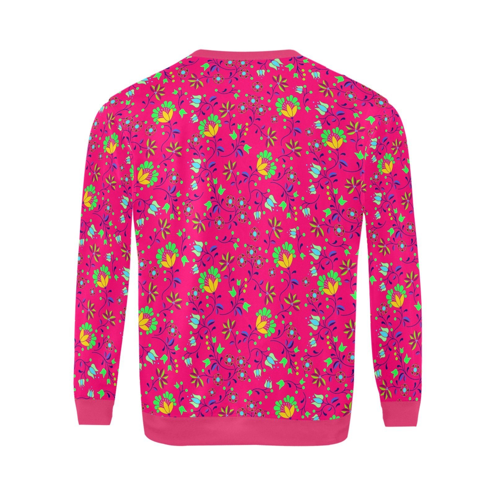 Fleur Indigine Rouge All Over Print Crewneck Sweatshirt for Men (Model H18) shirt e-joyer 
