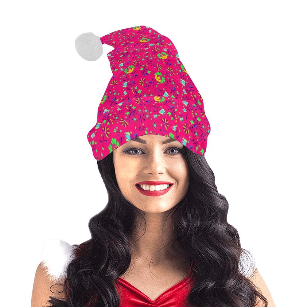 Fleur Indigine Rouge Santa Hat Santa Hat e-joyer 