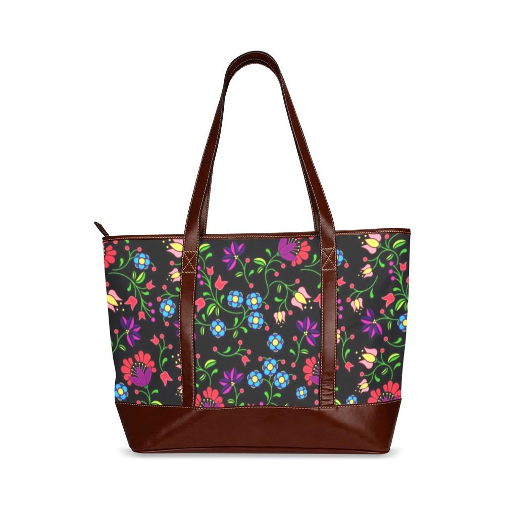 Fleur Indigine Tote Handbag (Model 1642) Tote Handbags (1642) e-joyer 