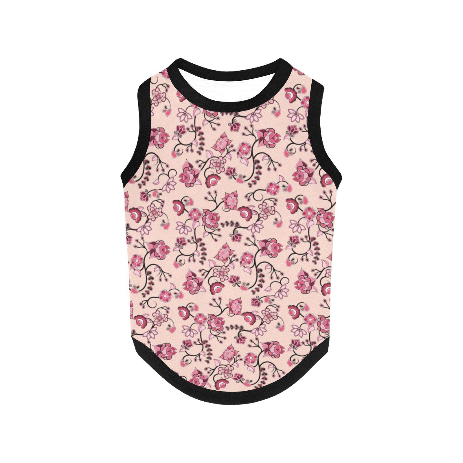 Floral Amour All Over Print Pet Tank Top Pet Tank Top e-joyer 