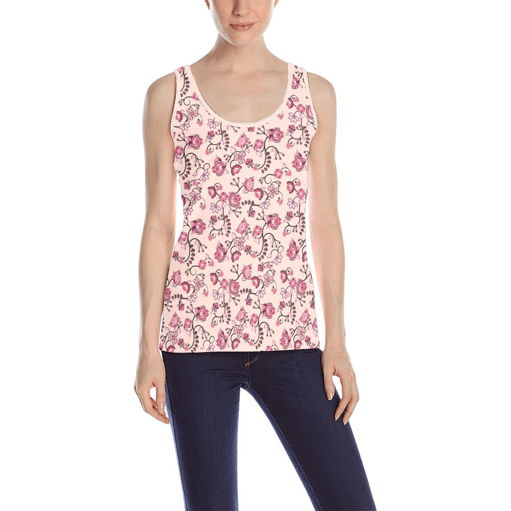 Floral Amour All Over Print Tank Top for Women (Model T43) All Over Print Tank Top for Women (T43) e-joyer 