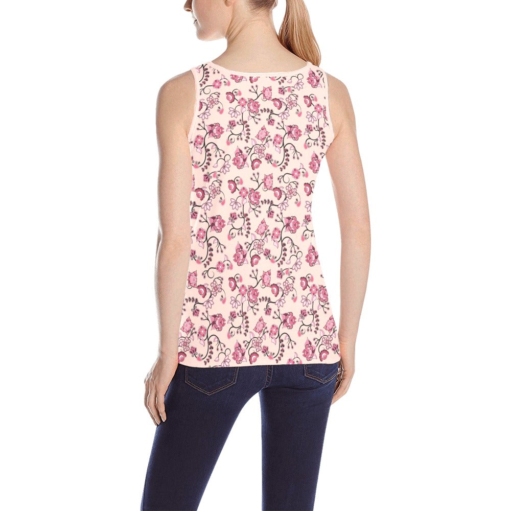 Floral Amour All Over Print Tank Top for Women (Model T43) All Over Print Tank Top for Women (T43) e-joyer 