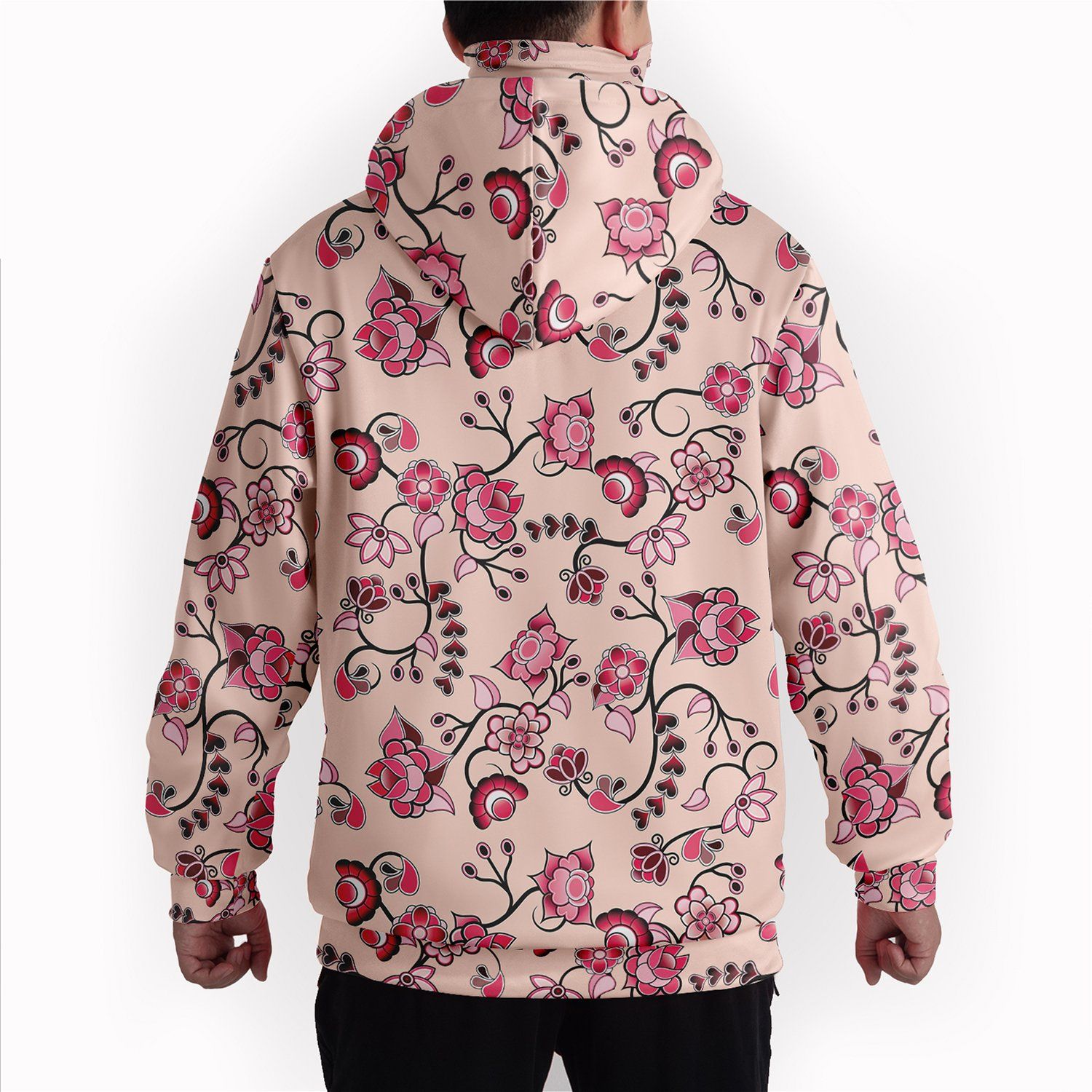 Floral Amour Hoodie with Face Cover 49 Dzine 