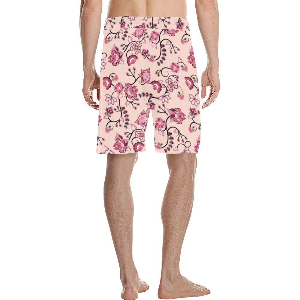 Floral Amour Men's All Over Print Casual Shorts (Model L23) Men's Casual Shorts (L23) e-joyer 