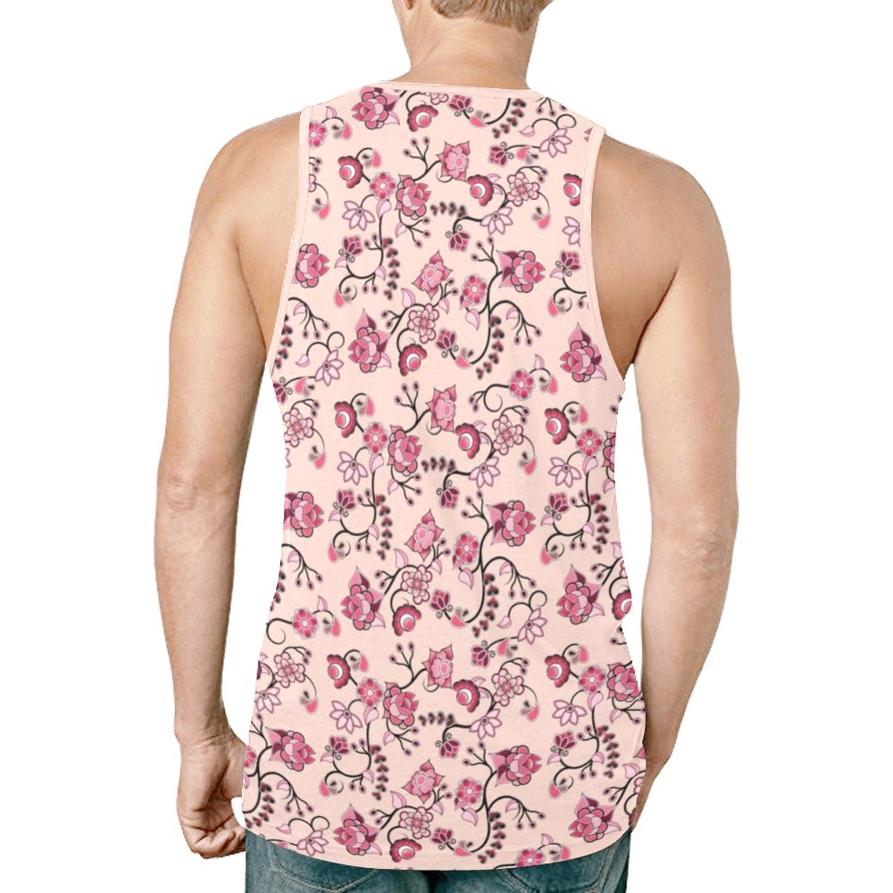Floral Amour New All Over Print Tank Top for Men (Model T46) New All Over Print Tank Top for Men (T46) e-joyer 