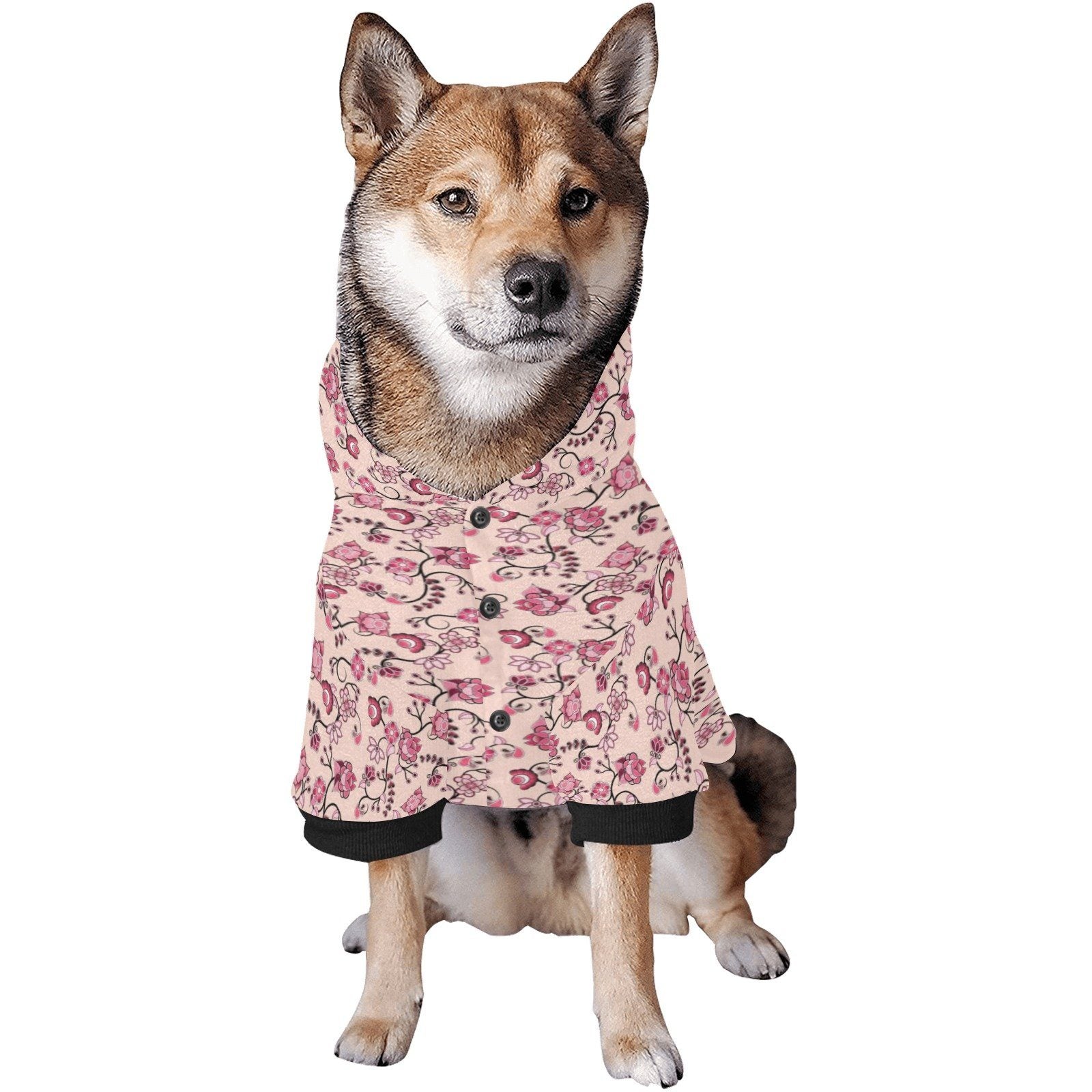 Floral Amour Pet Dog Hoodie Pet Dog Hoodie e-joyer 