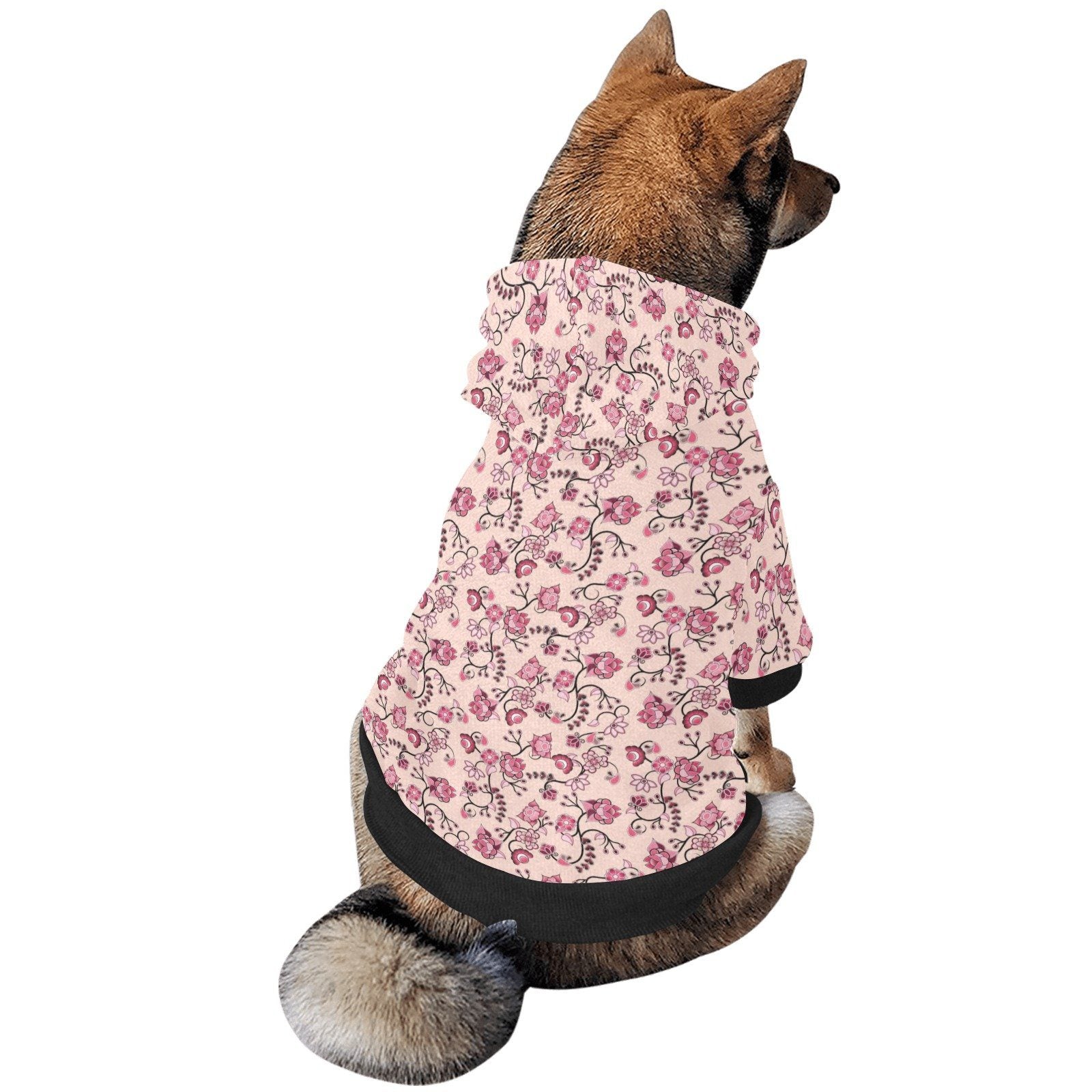 Floral Amour Pet Dog Hoodie Pet Dog Hoodie e-joyer 