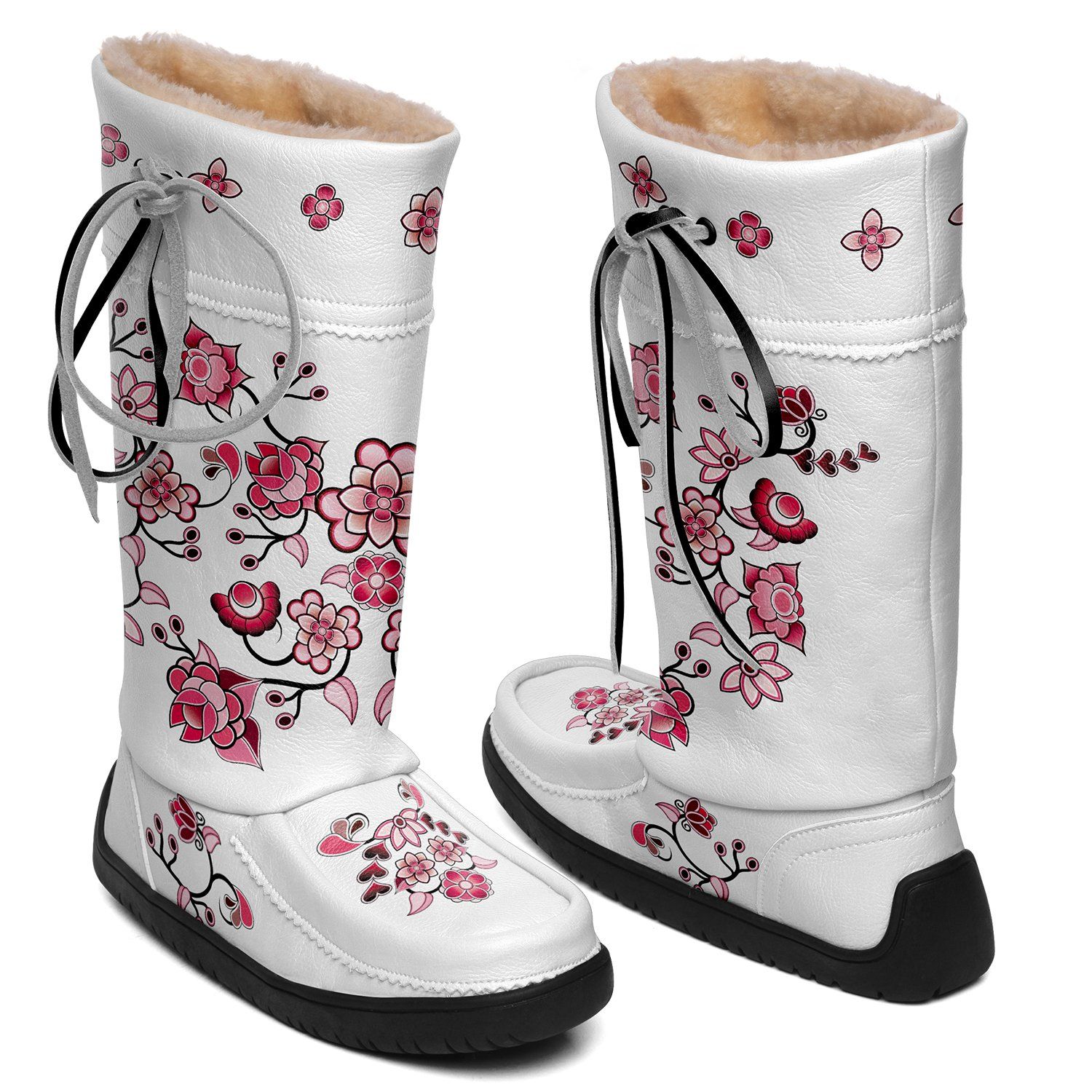 Floral Amour Real Leather MoccaLux 49 Dzine 