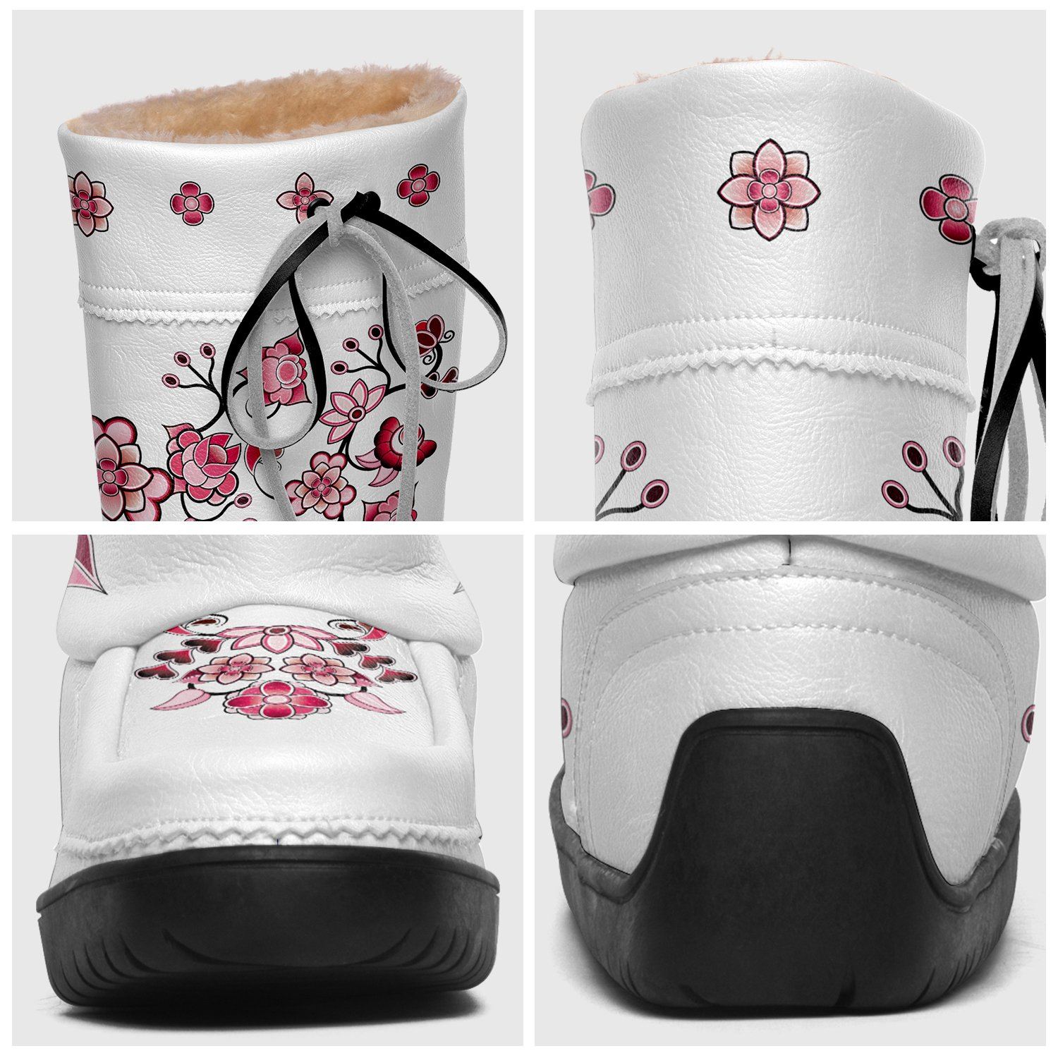 Floral Amour Real Leather MoccaLux 49 Dzine 