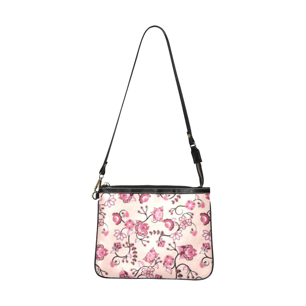 Floral Amour Small Shoulder Bag (Model 1710) Small Shoulder Bag (1710) e-joyer 