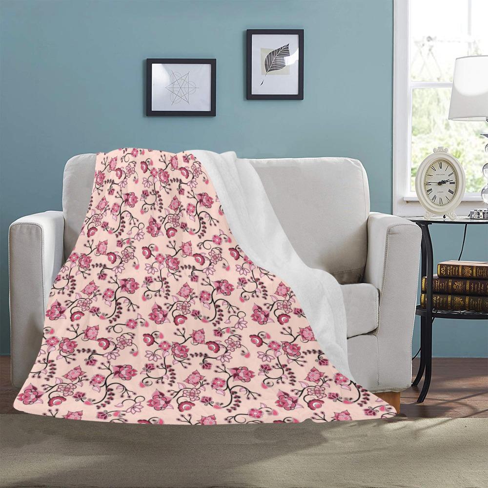 Floral Amour Ultra-Soft Micro Fleece Blanket 50"x60" Ultra-Soft Blanket 50''x60'' e-joyer 