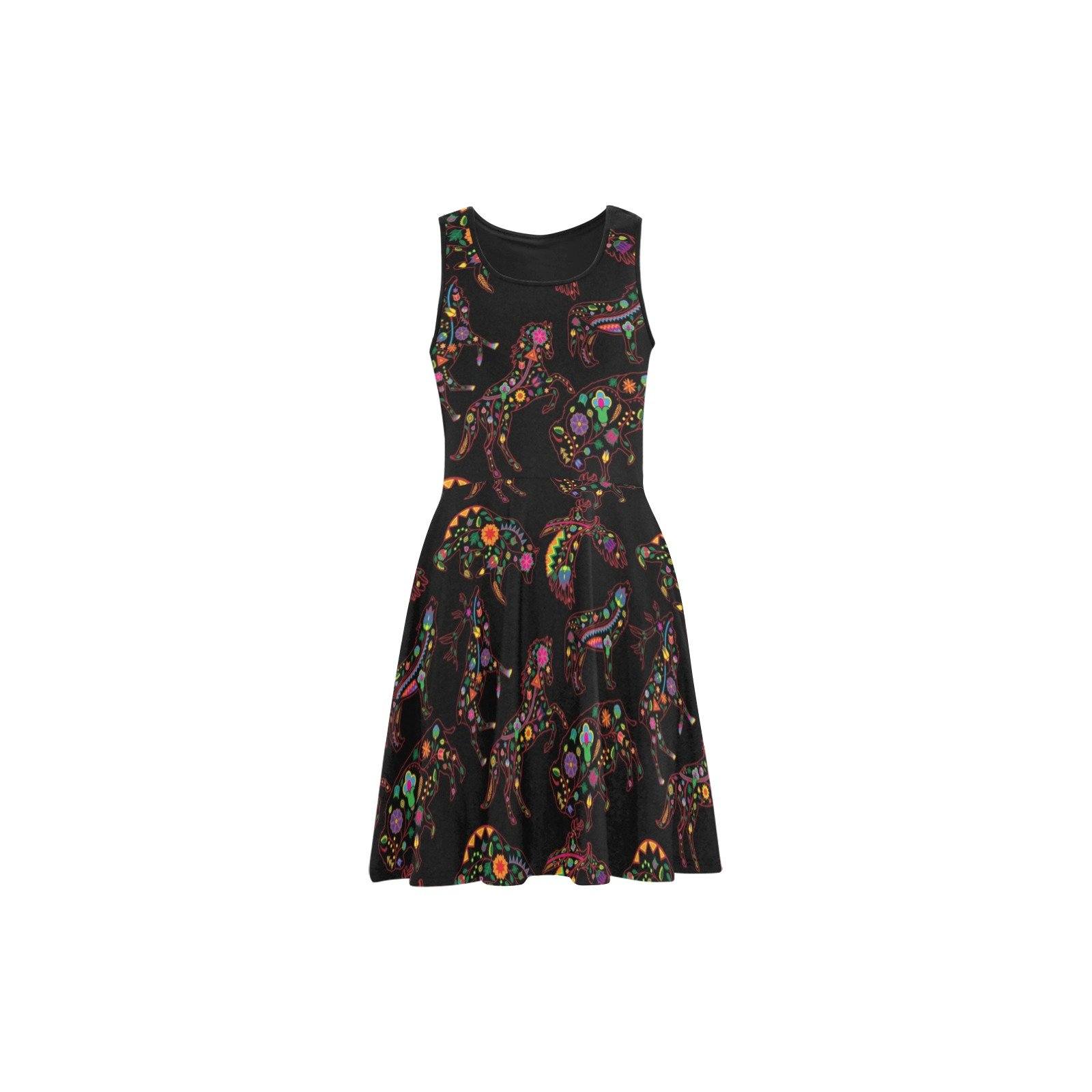 Floral Animals Atalanta Sundress (Model D04) Atalanta Sundress (D04) e-joyer 