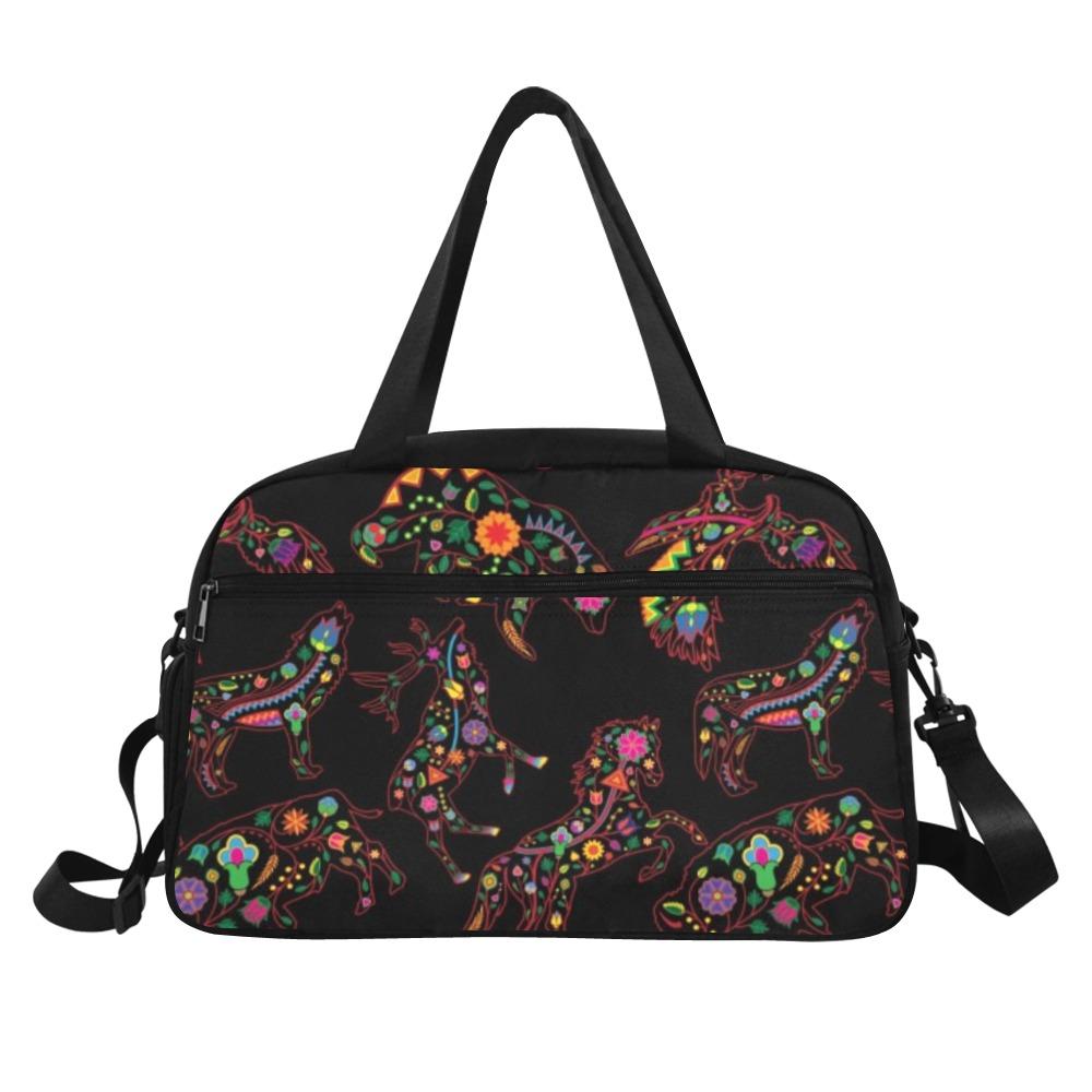 Floral Animals Weekend Travel Bag (Model 1671) bag e-joyer 