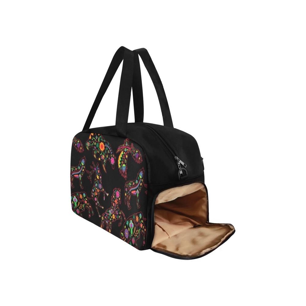 Floral Animals Weekend Travel Bag (Model 1671) bag e-joyer 