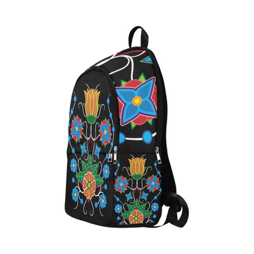 Floral Beadwork-02 Fabric Backpack for Adult (Model 1659) Casual Backpack for Adult (1659) e-joyer 
