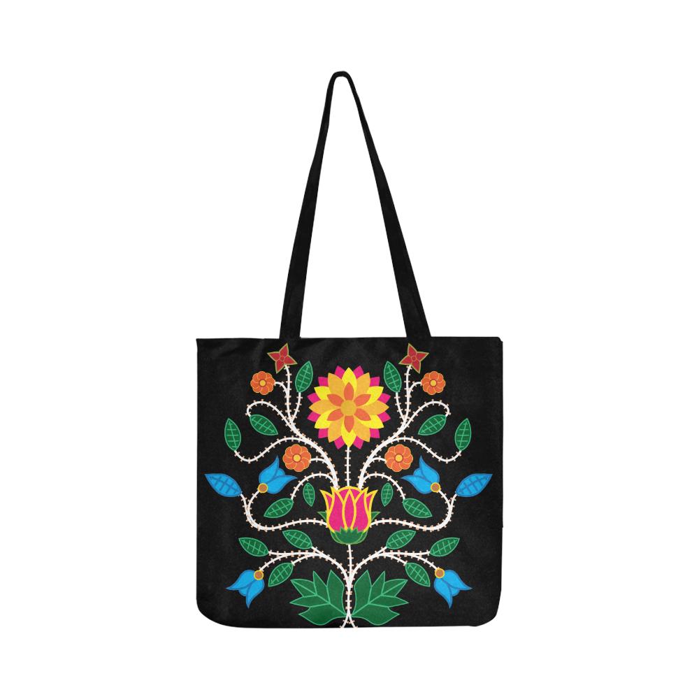Floral Beadwork-03 Reusable Shopping Bag Model 1660 (Two sides) Shopping Tote Bag (1660) e-joyer 
