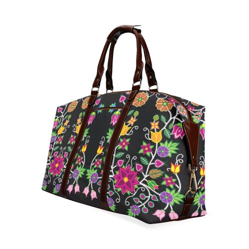 Floral Beadwork Classic Travel Bag (Model 1643) Remake Classic Travel Bags (1643) e-joyer 