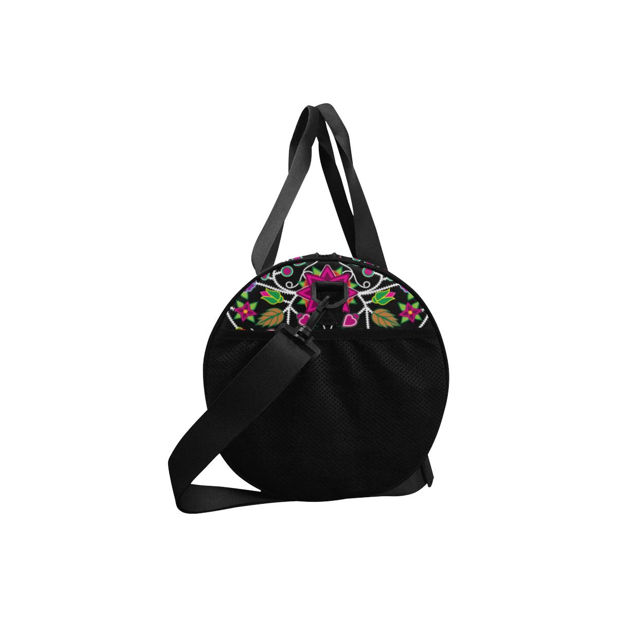 Floral Beadwork Duffle Bag (Model 1679) Duffle Bag (1679) e-joyer 