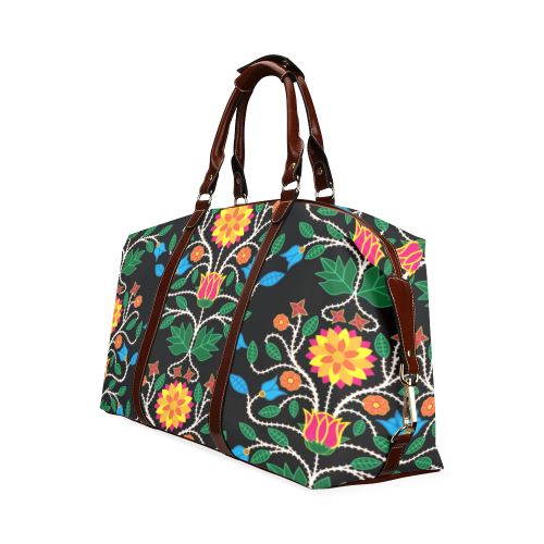 Floral Beadwork Four Clans Classic Travel Bag (Model 1643) Remake Classic Travel Bags (1643) e-joyer 