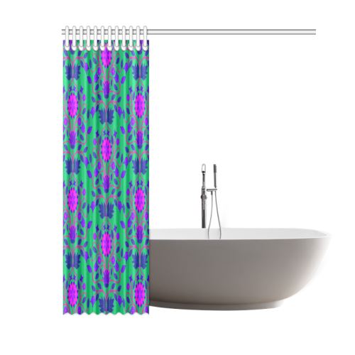 Floral Beadwork Four Clans Deep Lake Shower Curtain 60"x72" Shower Curtain 60"x72" e-joyer 